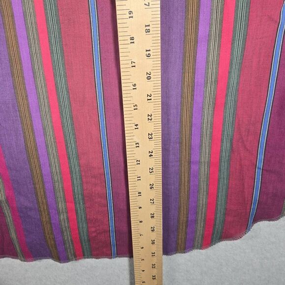 VTG Wrangler Pearl Snap Western Shirt Striped XL - Picture 10 of 11